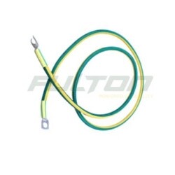 green yellow earth lead with lugs and heatshrink 70 sq mm